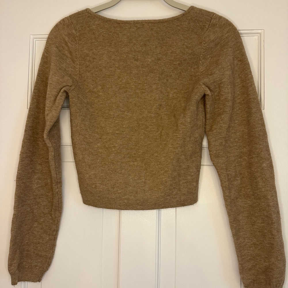 Aritzia (Wilfred) Brown Knit Sweater - Picture 2 of 2